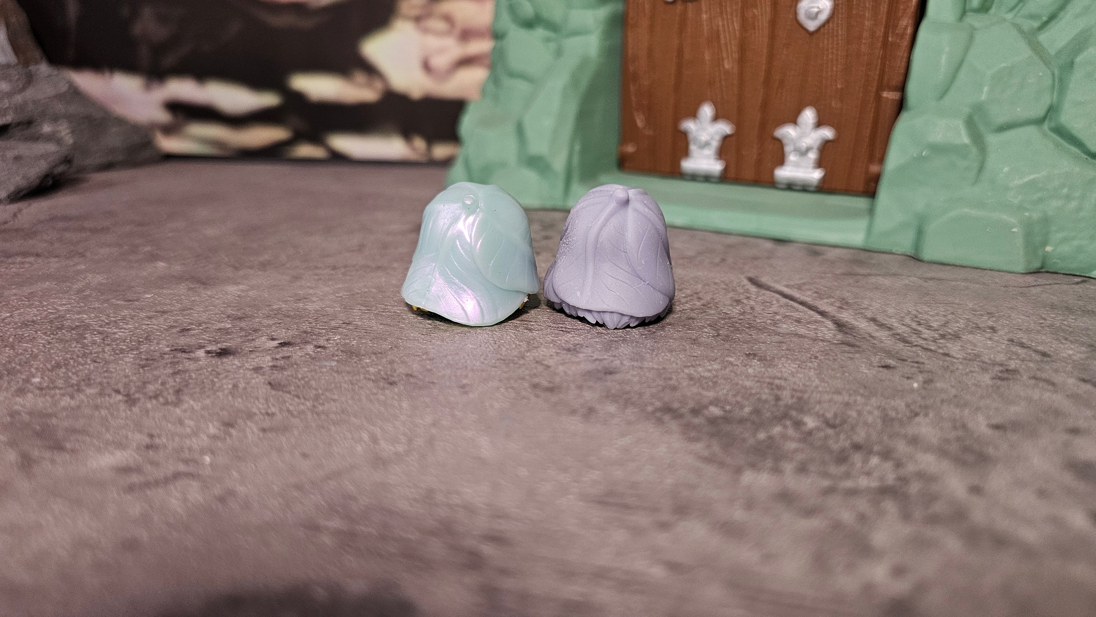 Custom Unpainted Psychedelic He-Man Head – Action Figure Replacement Part